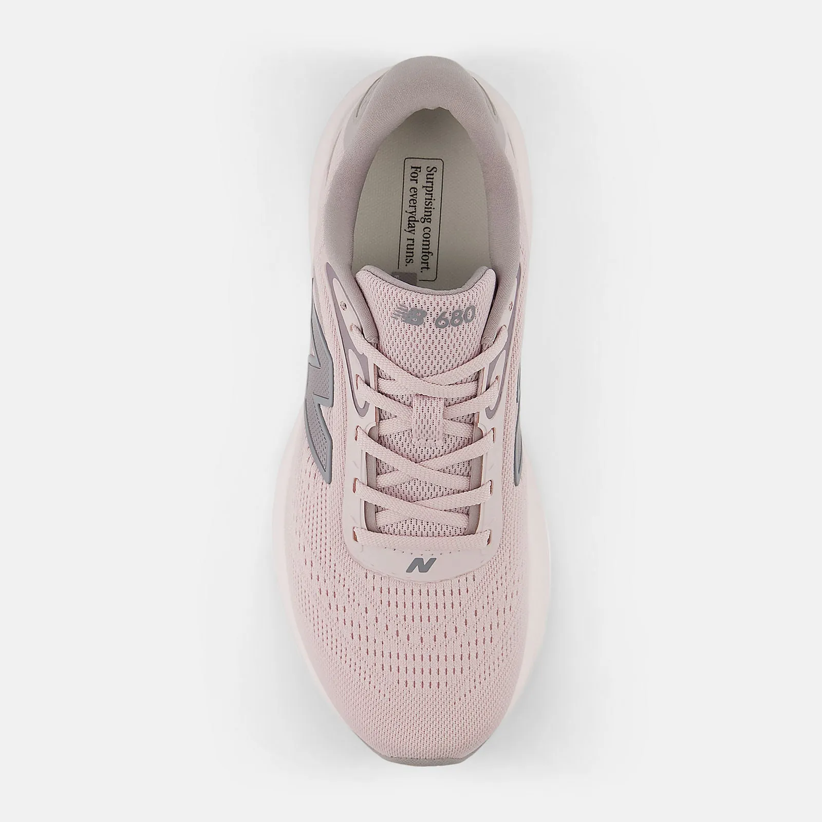 NEW BALANCE WOMEN'S 680 V9 PINK/GREY RUNNING SHOES (WIDTH D) sold by INSPORT product image thumbnail 4