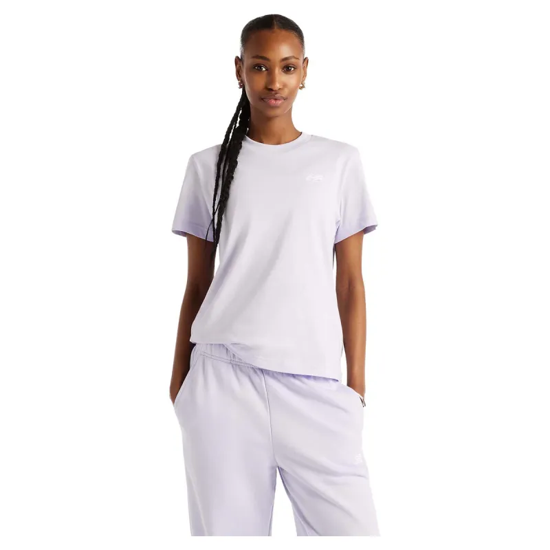NEW BALANCE WOMEN'S SPORT ESSENTIALS JERSEY VIOLET TEE made by New Balance