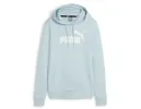 PUMA WOMEN'S ESSENTIALS LOGO TURQUOISE BLUE HOODIE sold by INSPORT