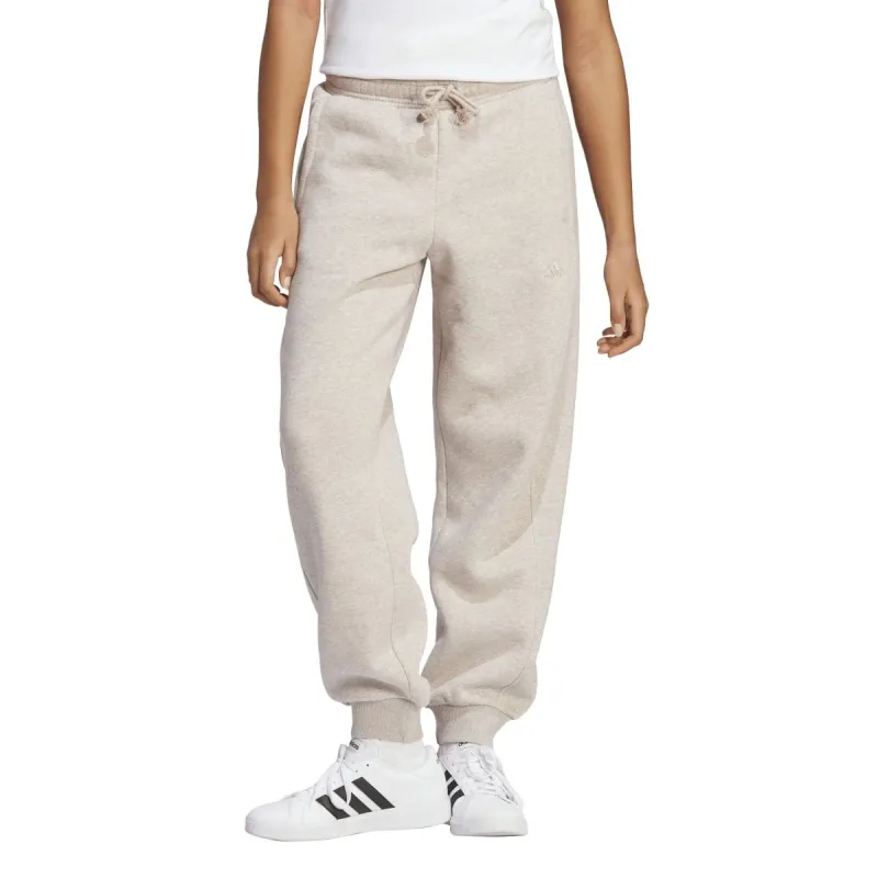 ADIDAS WOMEN'S ALL SZN FLEECE CREAM TRACKPANTS made by Adidas