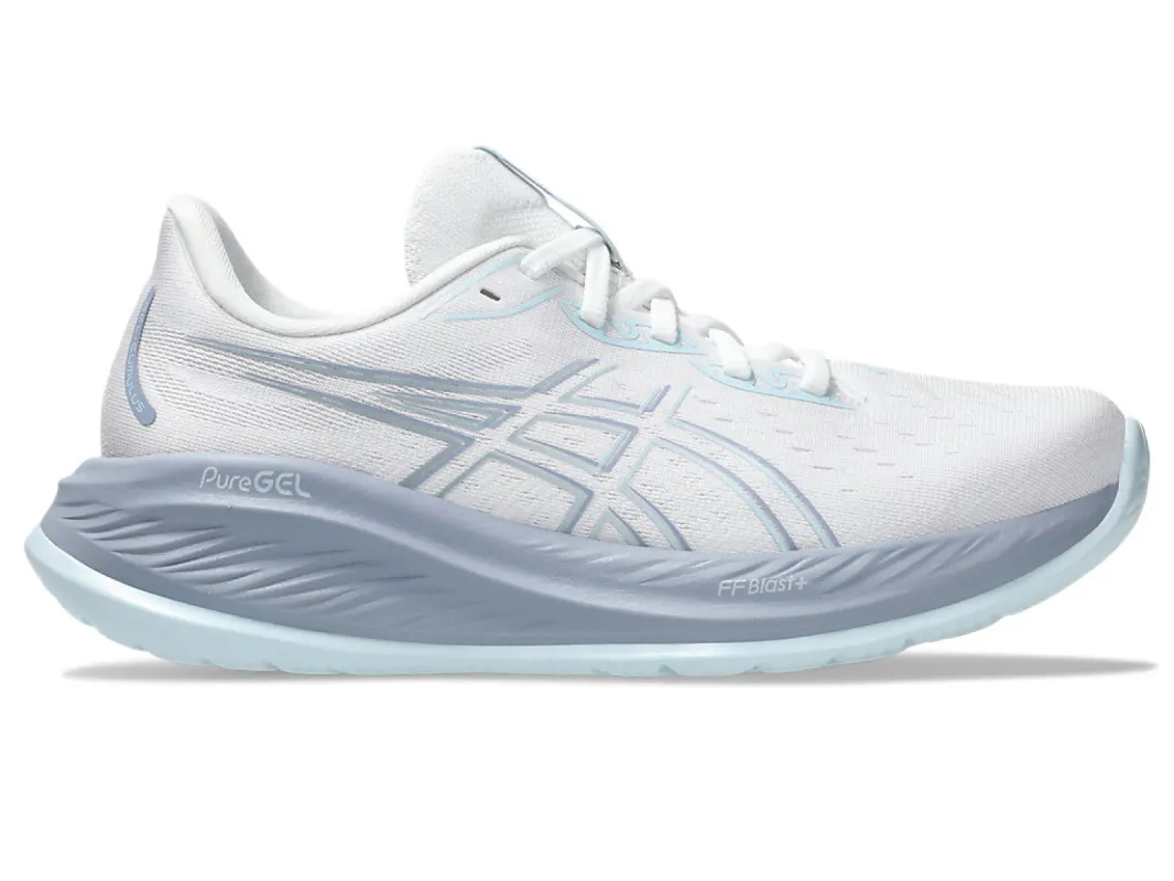 ASICS WOMEN'S GEL CUMULUS 26 WHITE/GREY RUNNIG SHOES sold by INSPORT