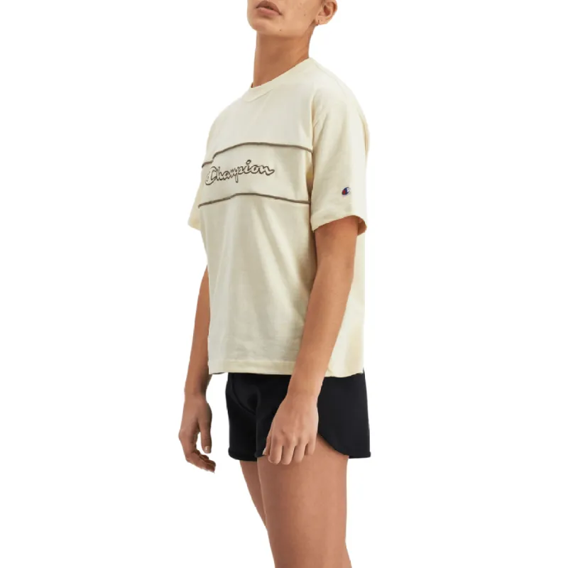CHAMPION WOMEN'S ROCHESTER CITY BEIGE TEE made by Champion