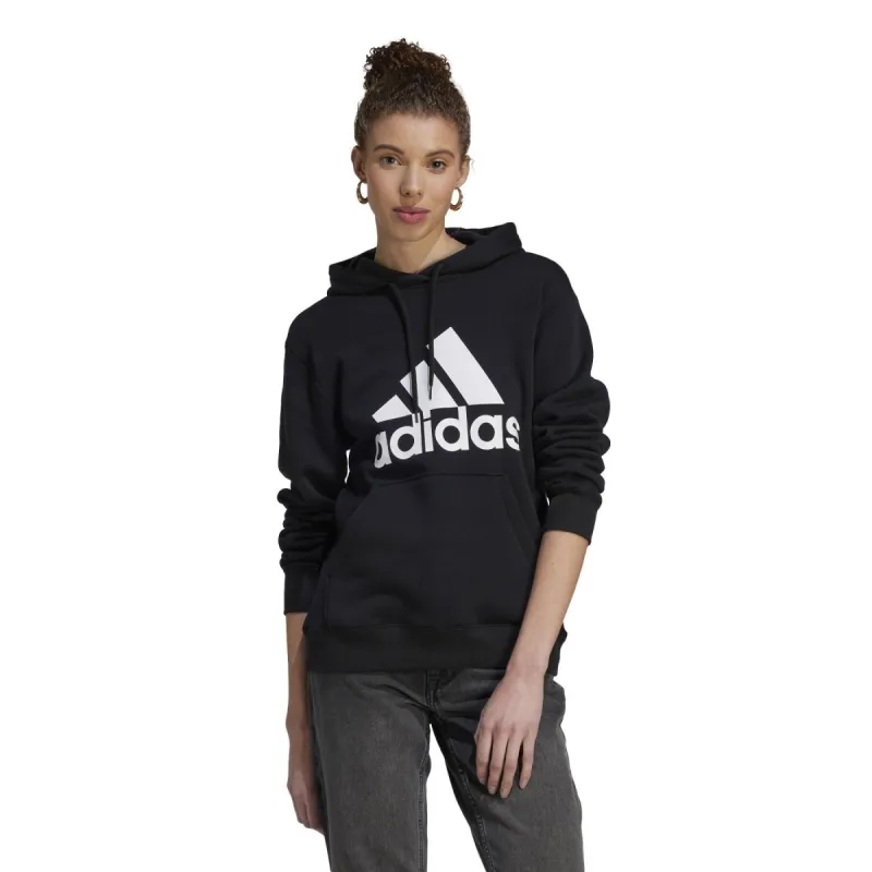 ADIDAS WOMEN'S BIG LOGO FLEECE HOOD BLACK sold by INSPORT