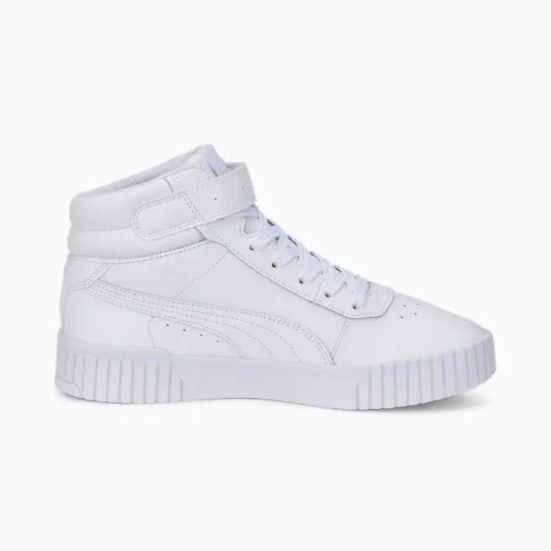 PUMA WOMEN'S CARINA 2.0 MID SNEAKERS WHITE SHOE sold by INSPORT