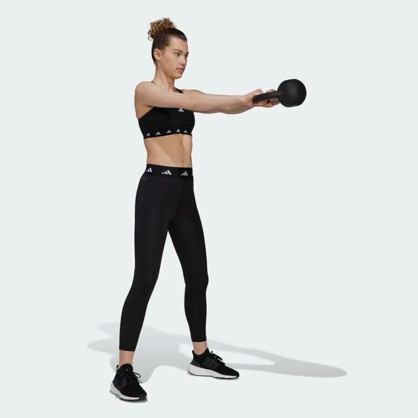 ADIDAS WOMEN'S TECHFIT 7/8 BLACK TIGHTS sold by INSPORT product image thumbnail 3