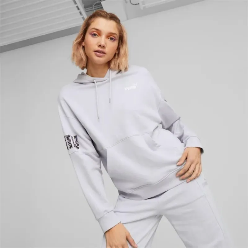 PUMA WOMEN'S POWER NOVA SHINE PURPLE HOODIE sold by INSPORT