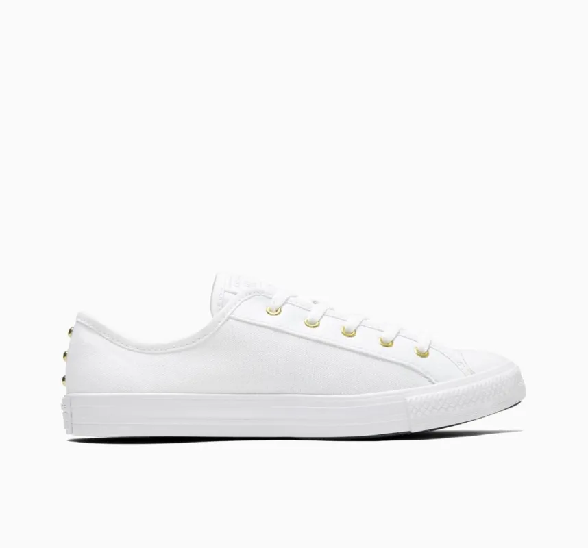 CONVERSE WOMEN'S ALL STAR STAR STUD WHITE/GOLD SHOES sold by INSPORT