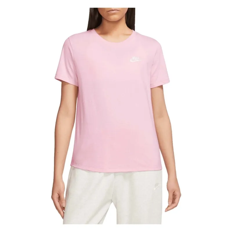 NIKE WOMEN'S SPORTSWEAR CLUB ESSENTIALS PINK TEE sold by INSPORT