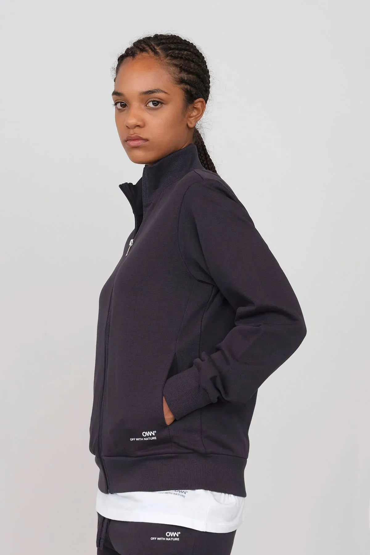 Women's Sweatshirt With A Zipper Blue sold by Ivalo.com