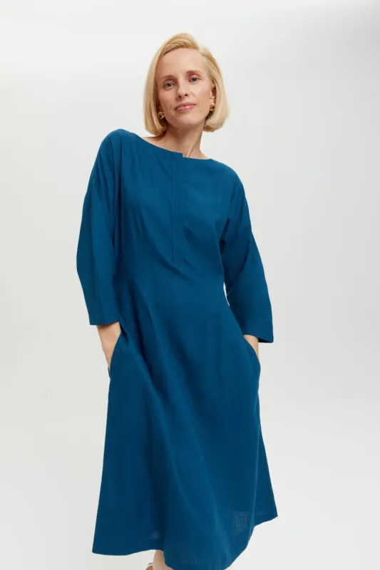 Lusin Dress Petrol Blue sold by Ivalo.com