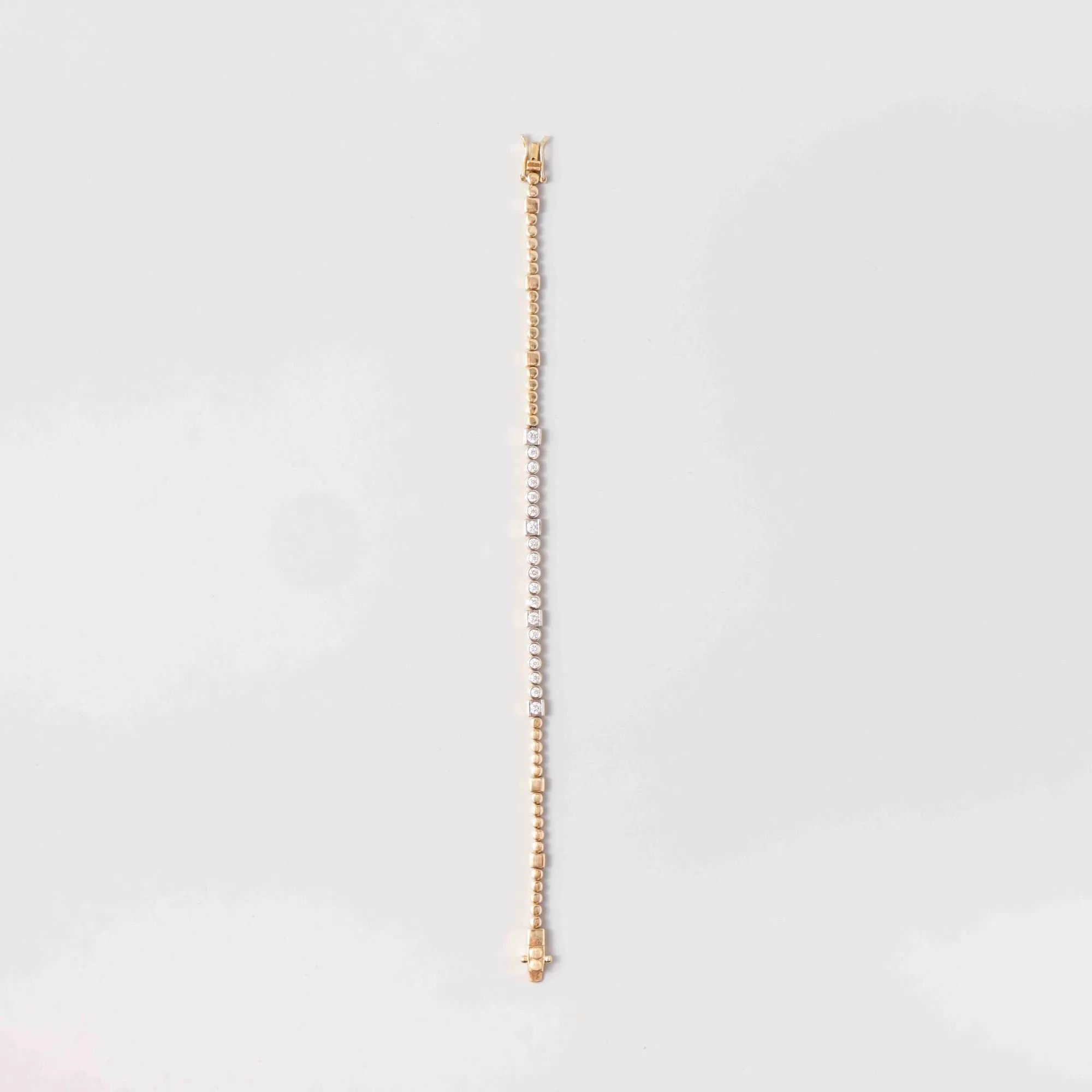 Diamond Tennis Bracelet Solid Gold sold by Ivalo.com product image thumbnail 4