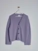 Berta Cashmere Knitted Cardigan Purple sold by Ivalo.com
