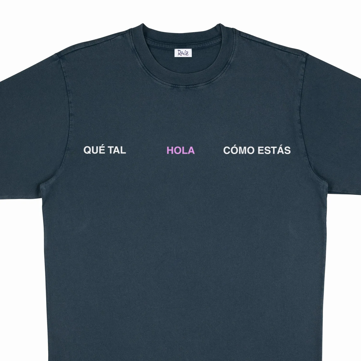 Hola T-Shirt Blue sold by Ivalo.com product image thumbnail 3