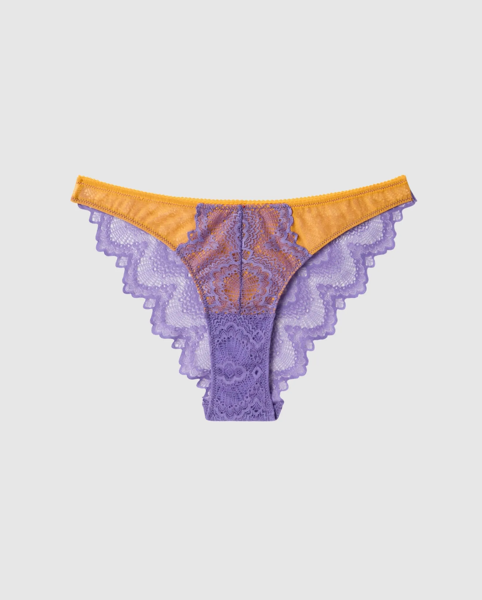 Lace Bikini Briefs Electric Lilac/Apricot sold by Ivalo.com