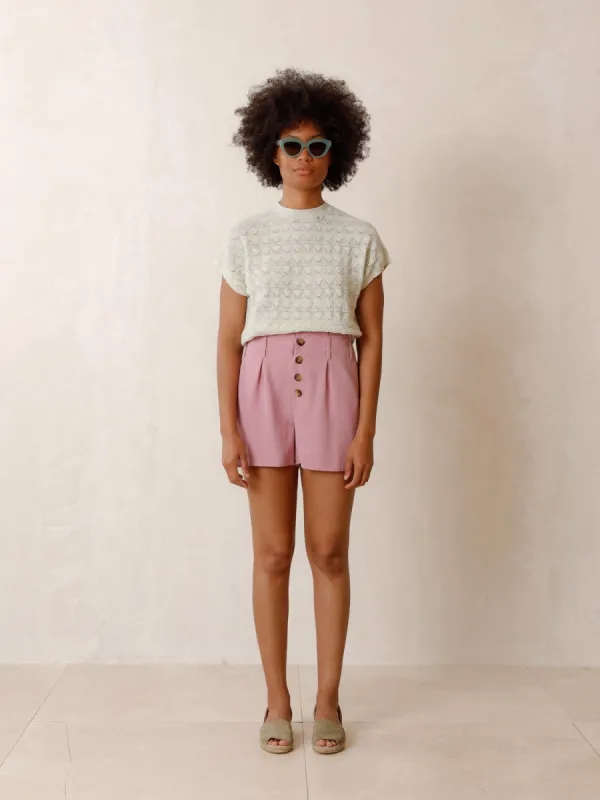 Loose-Knit Sweater White sold by Ivalo.com