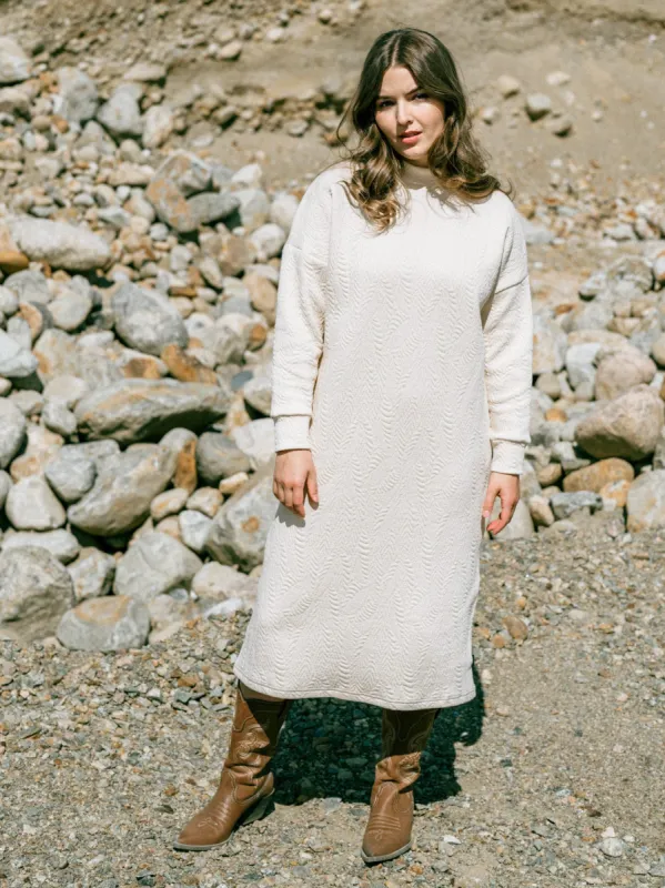 Bonnie Dress Wild Jacquard Light Beige sold by Ivalo.com