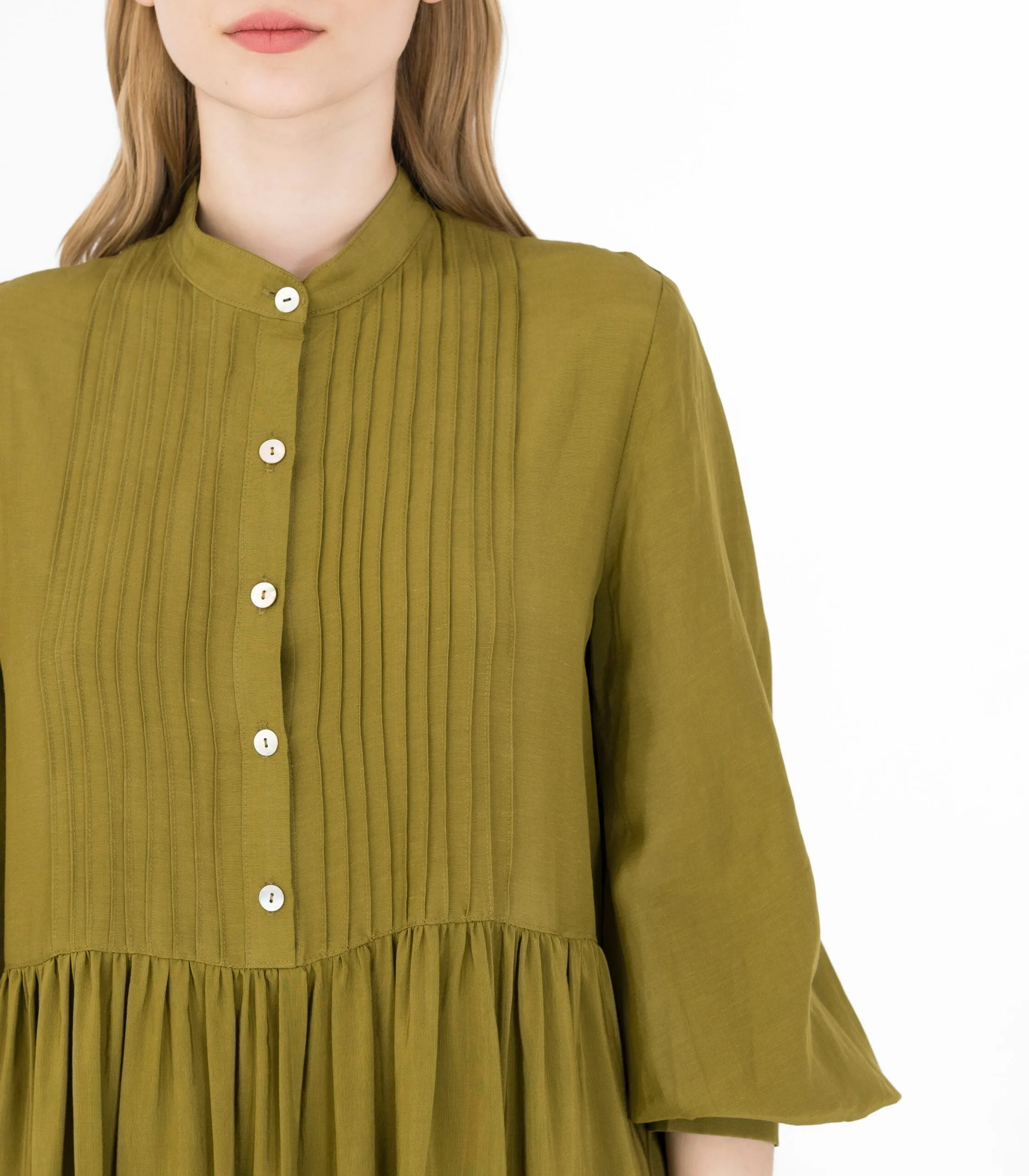 Olive Shirt Dress Green sold by Ivalo.com product image thumbnail 3