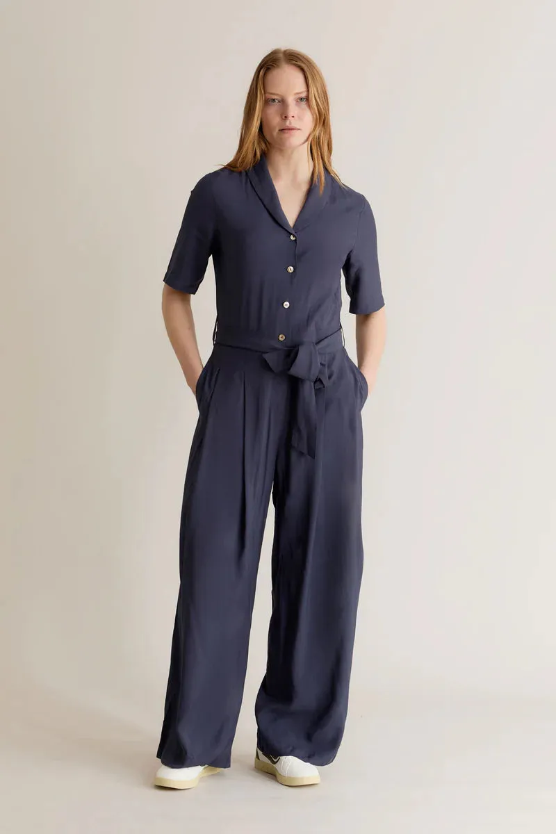 Planet Rayon Jumpsuit Navy Blue sold by Ivalo.com product image thumbnail 2