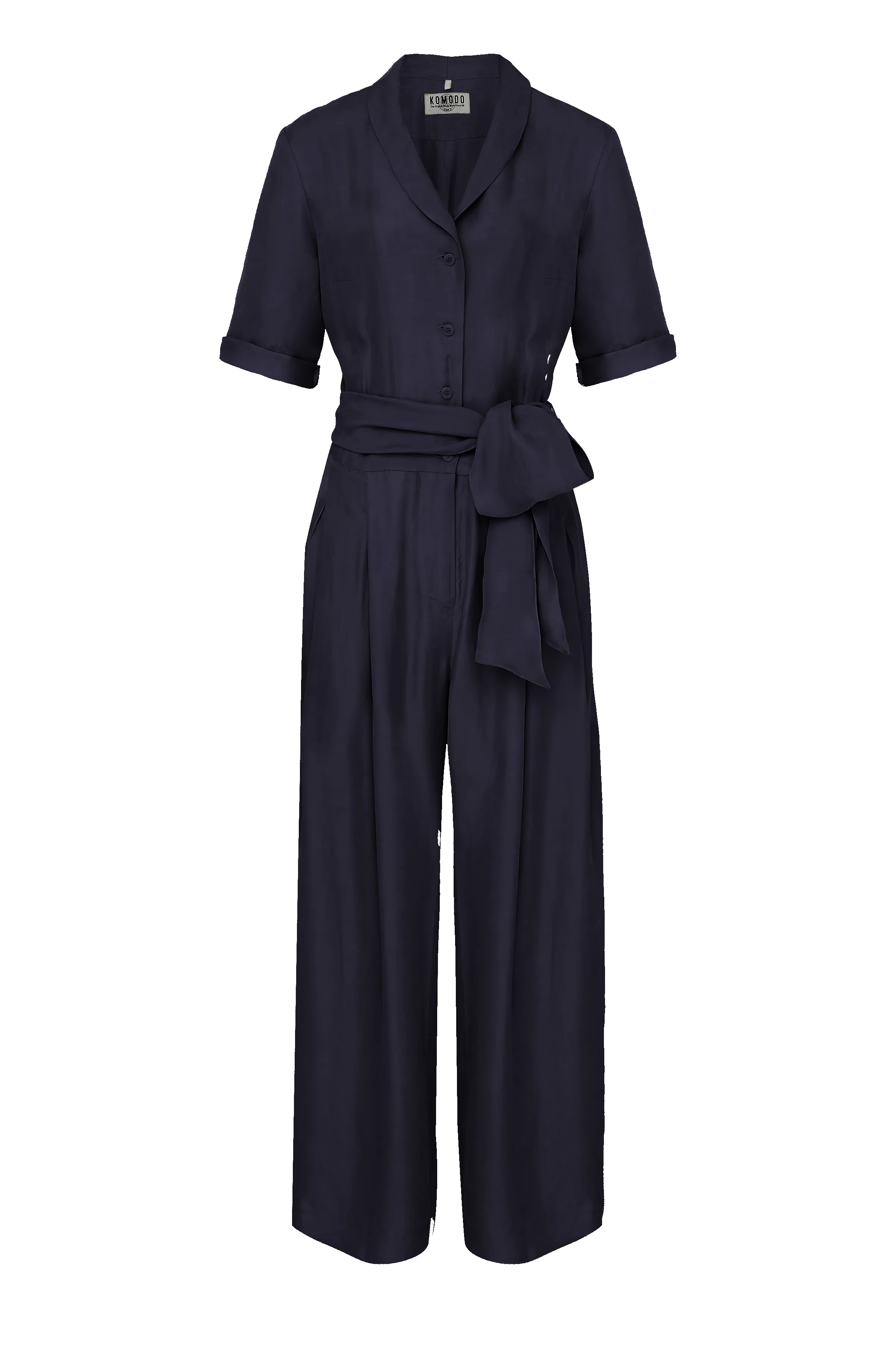 Planet Rayon Jumpsuit Navy Blue sold by Ivalo.com