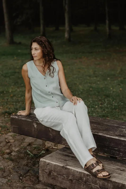 Malmo Linen Pants sold by Ivalo.com