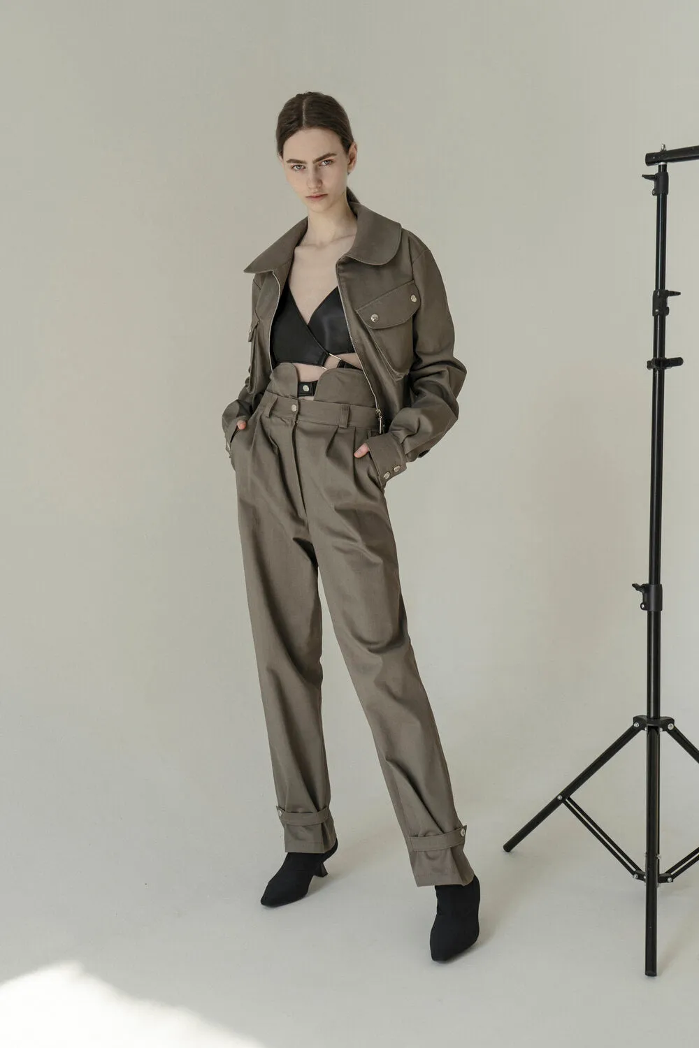 Cropped Jacket Grey sold by Ivalo.com product image thumbnail 4