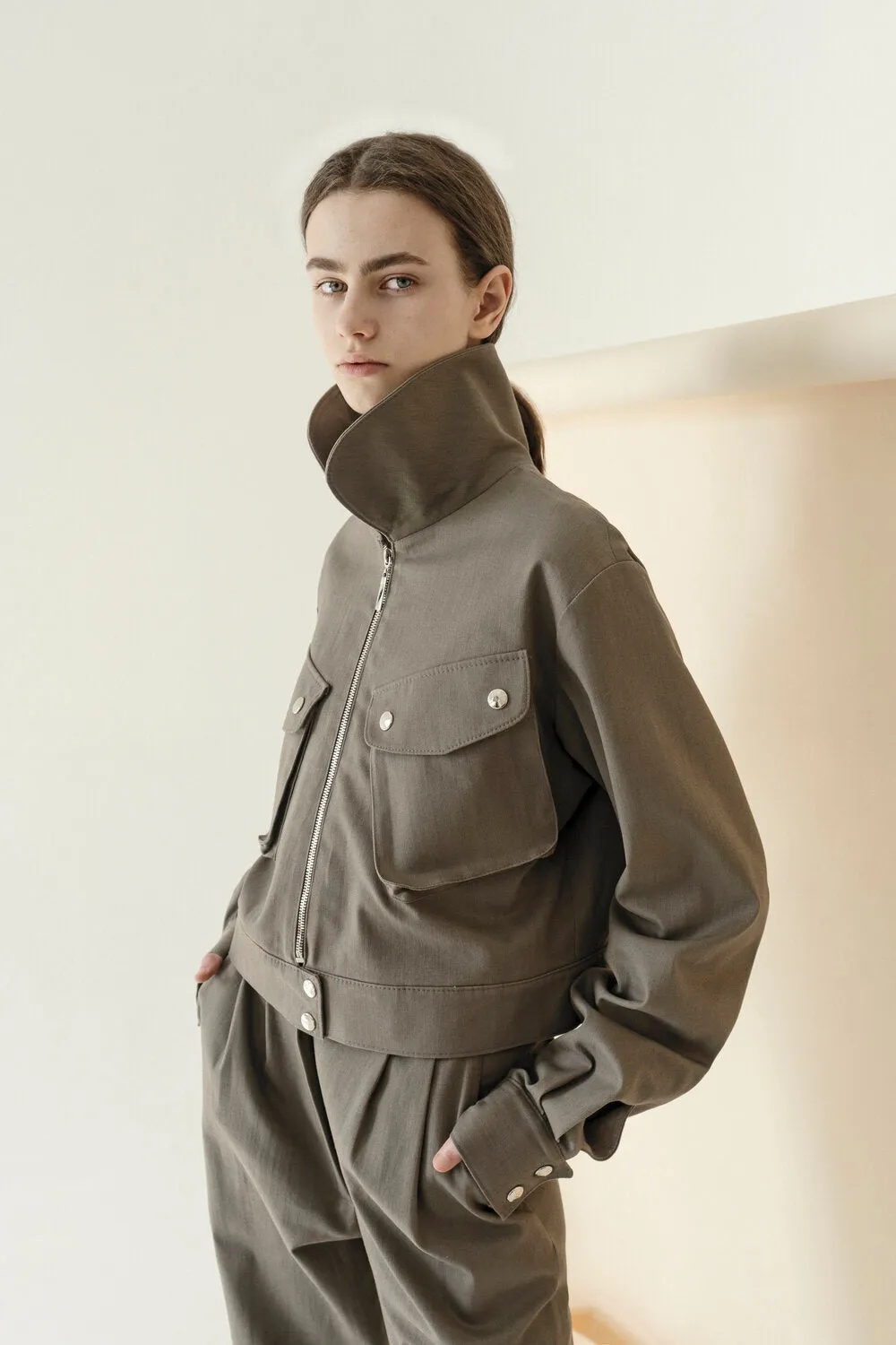 Cropped Jacket Grey sold by Ivalo.com product image thumbnail 2