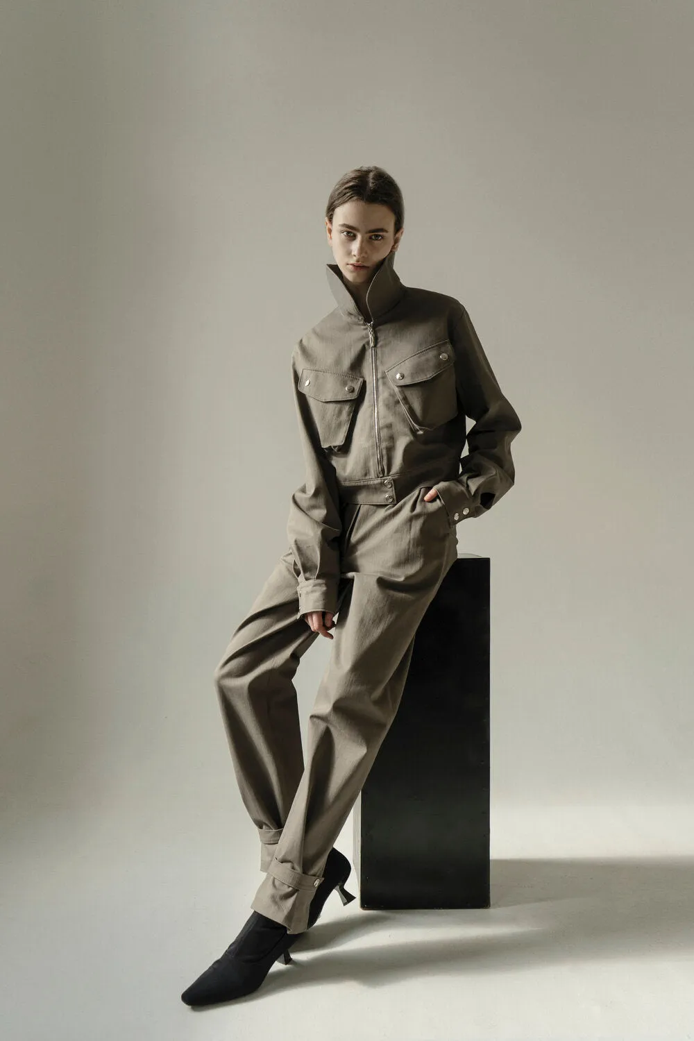 Cropped Jacket Grey sold by Ivalo.com product image thumbnail 3