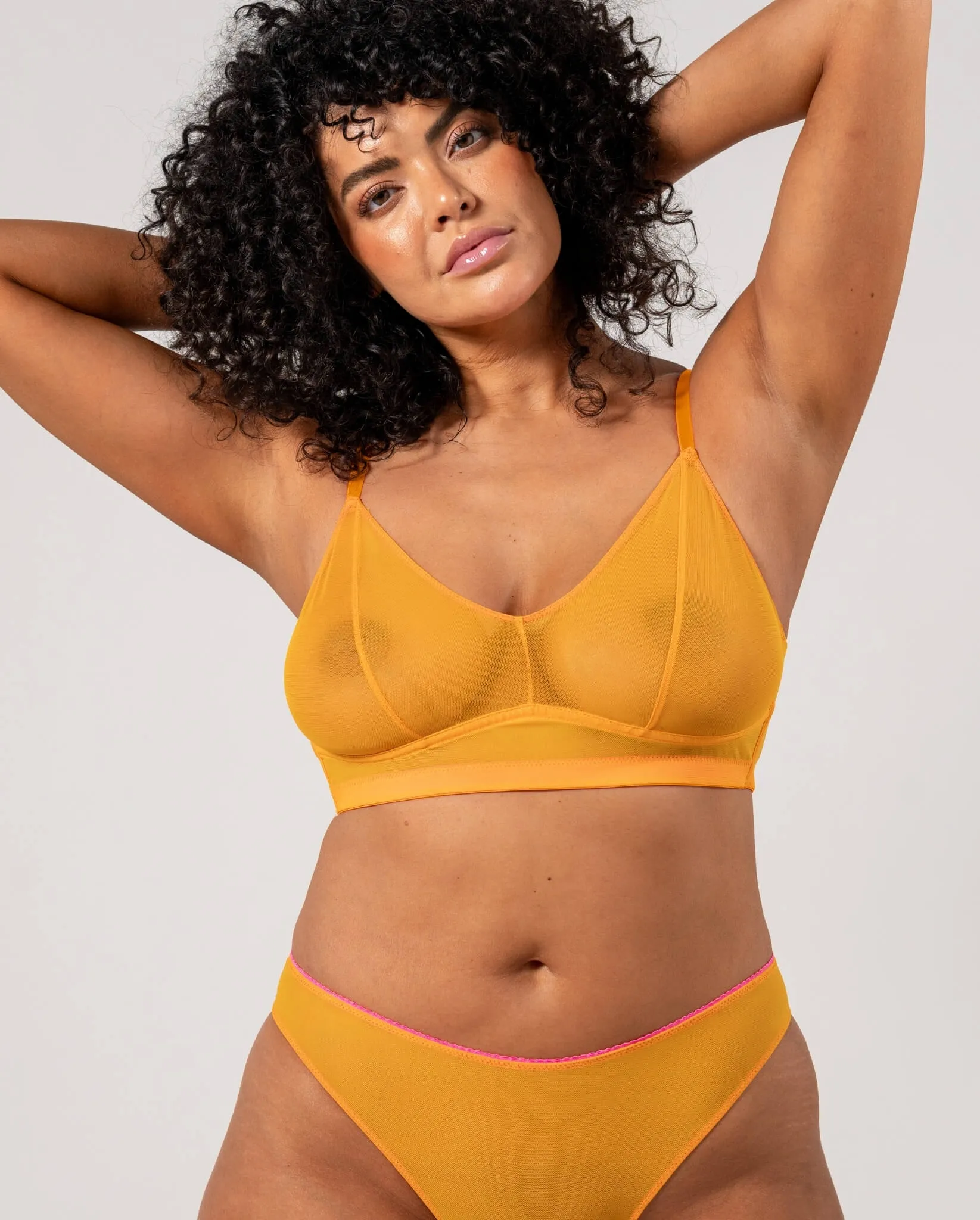 Mesh Balconette Apricot/Neon Pink sold by Ivalo.com product image thumbnail 2