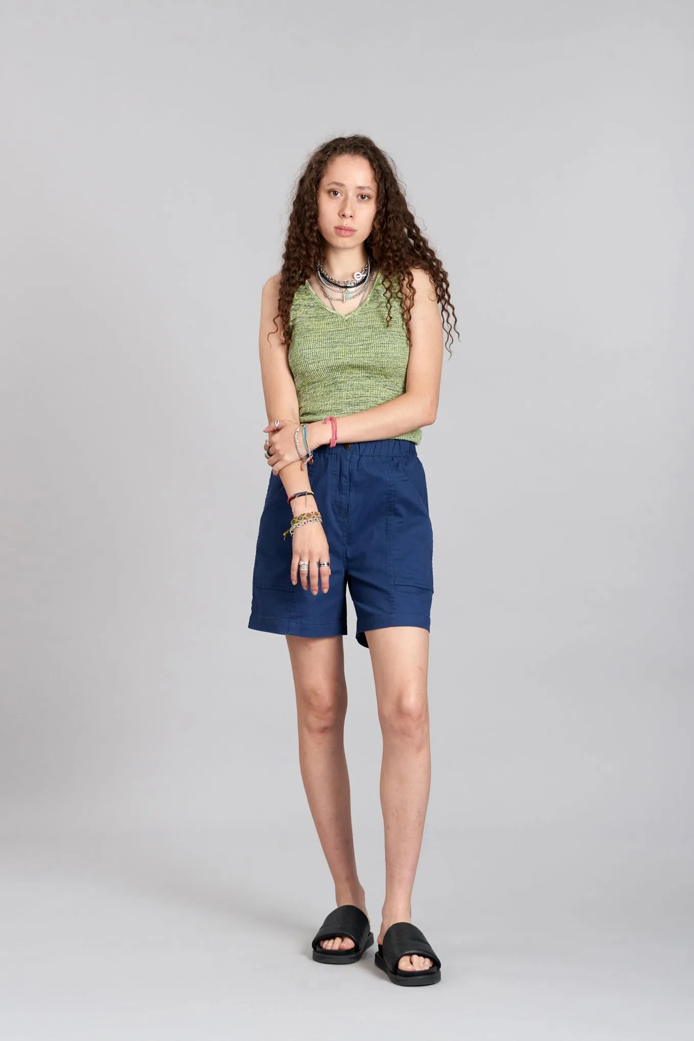 Yana Knitted Top Lime Space Dye Green sold by Ivalo.com product image thumbnail 3