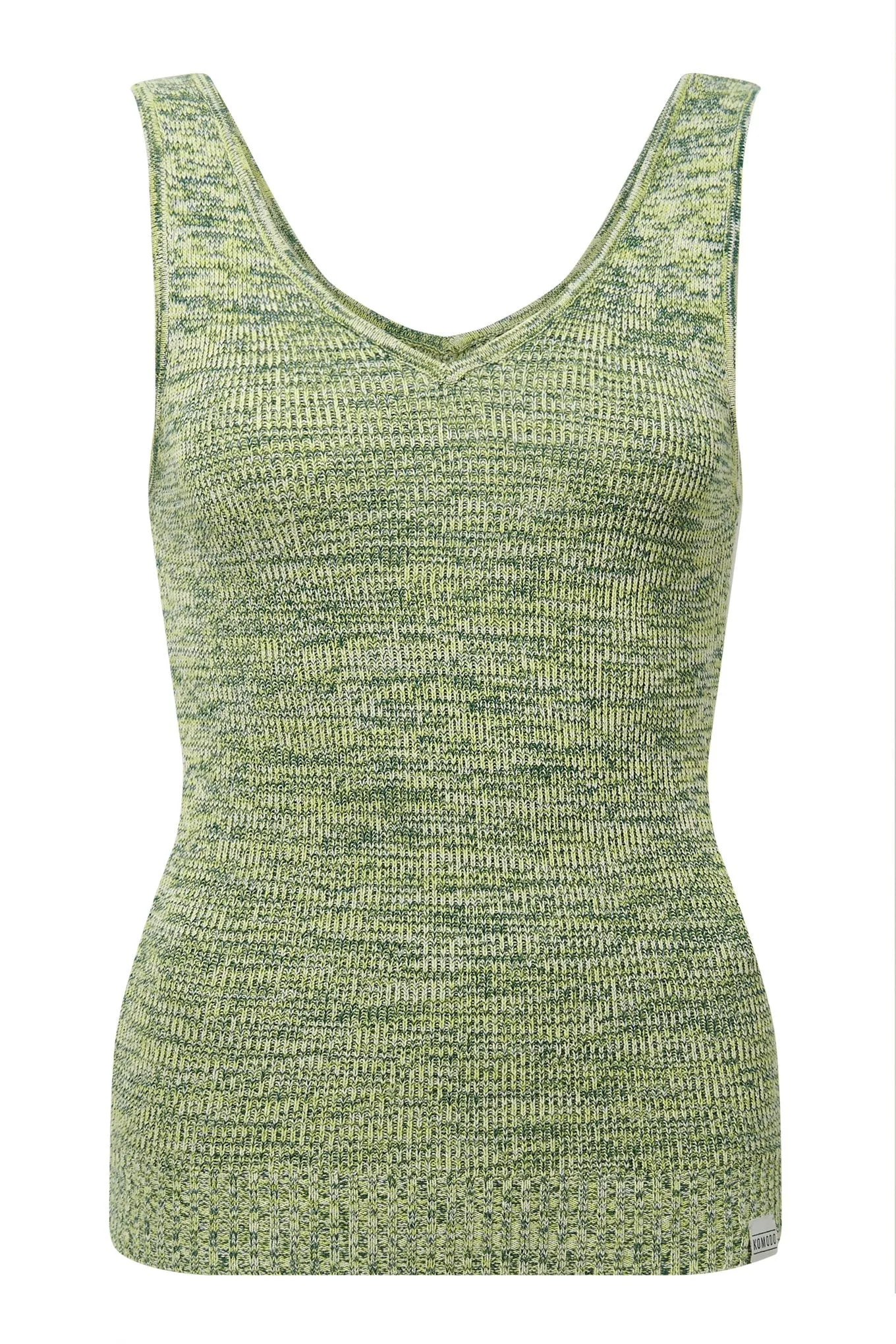 Yana Knitted Top Lime Space Dye Green sold by Ivalo.com