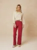 Wide Leg Pants Rustic Twill Red sold by Ivalo.com