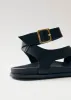Myles Leather Sandals Black sold by Ivalo.com