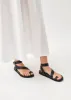 Myles Leather Sandals Black sold by Ivalo.com