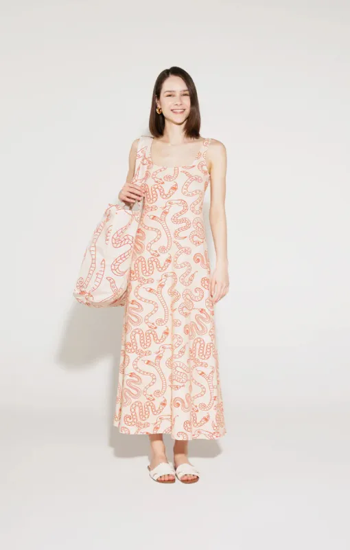 Miska Maxi Dress Snakes Beige sold by Ivalo.com