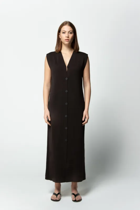 Merino Knitted Dress Brown sold by Ivalo.com