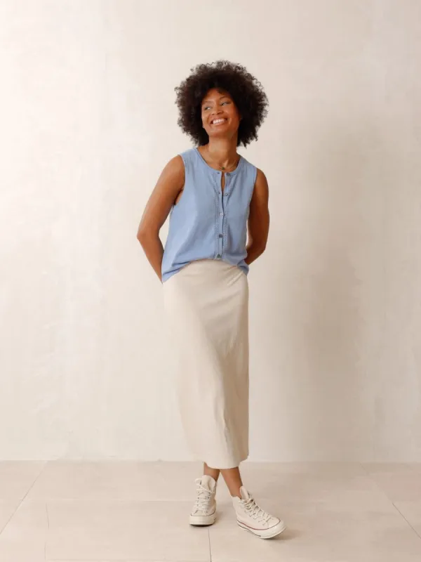 Double-weave Skirt Natural White sold by Ivalo.com
