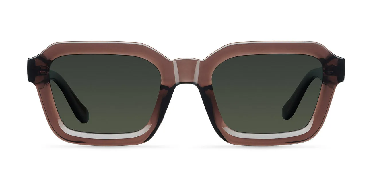 Nayah Sunglasses Sepia Olive sold by Ivalo.com