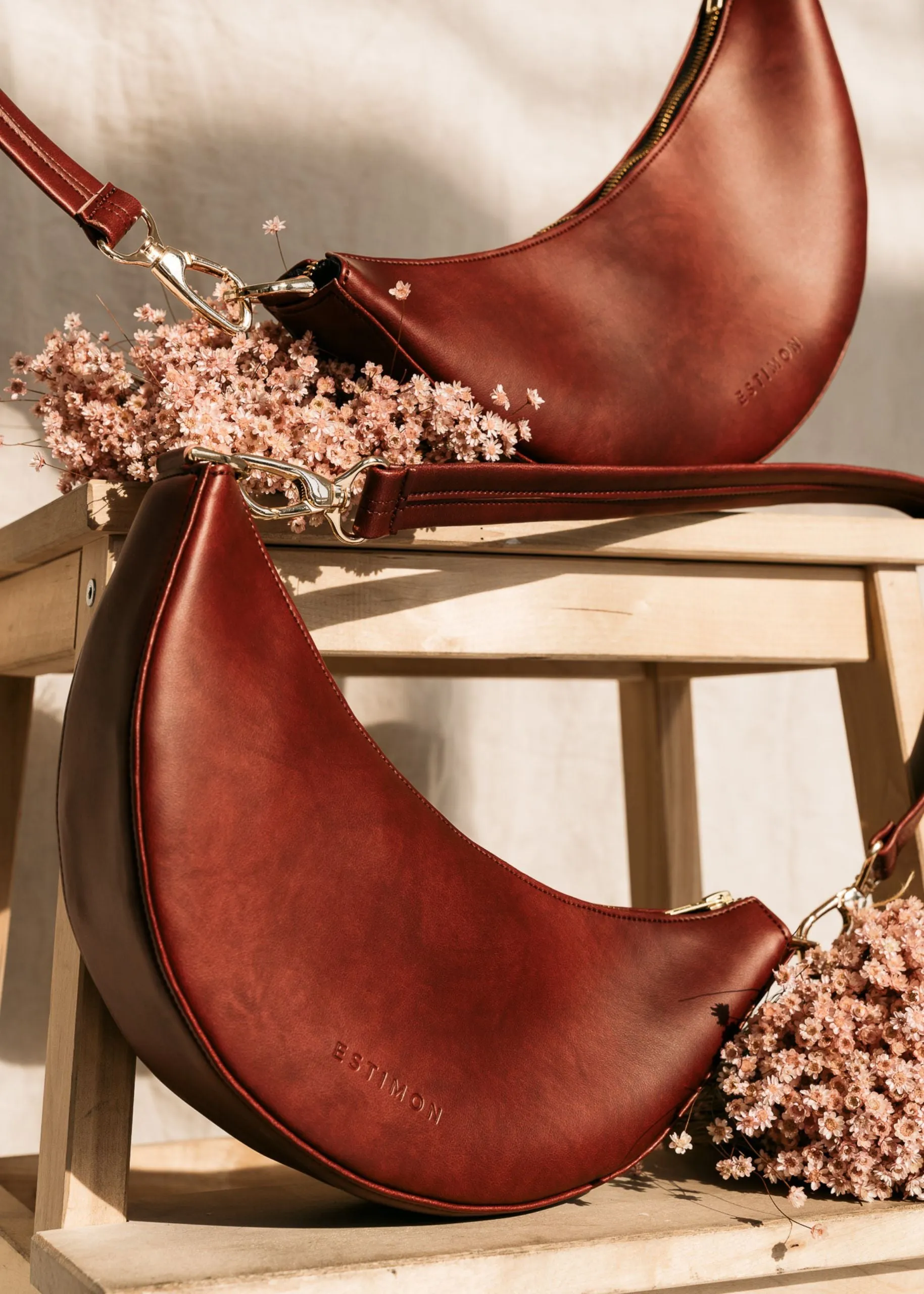 Mini Hobo Bag Wine Red sold by Ivalo.com product image thumbnail 2