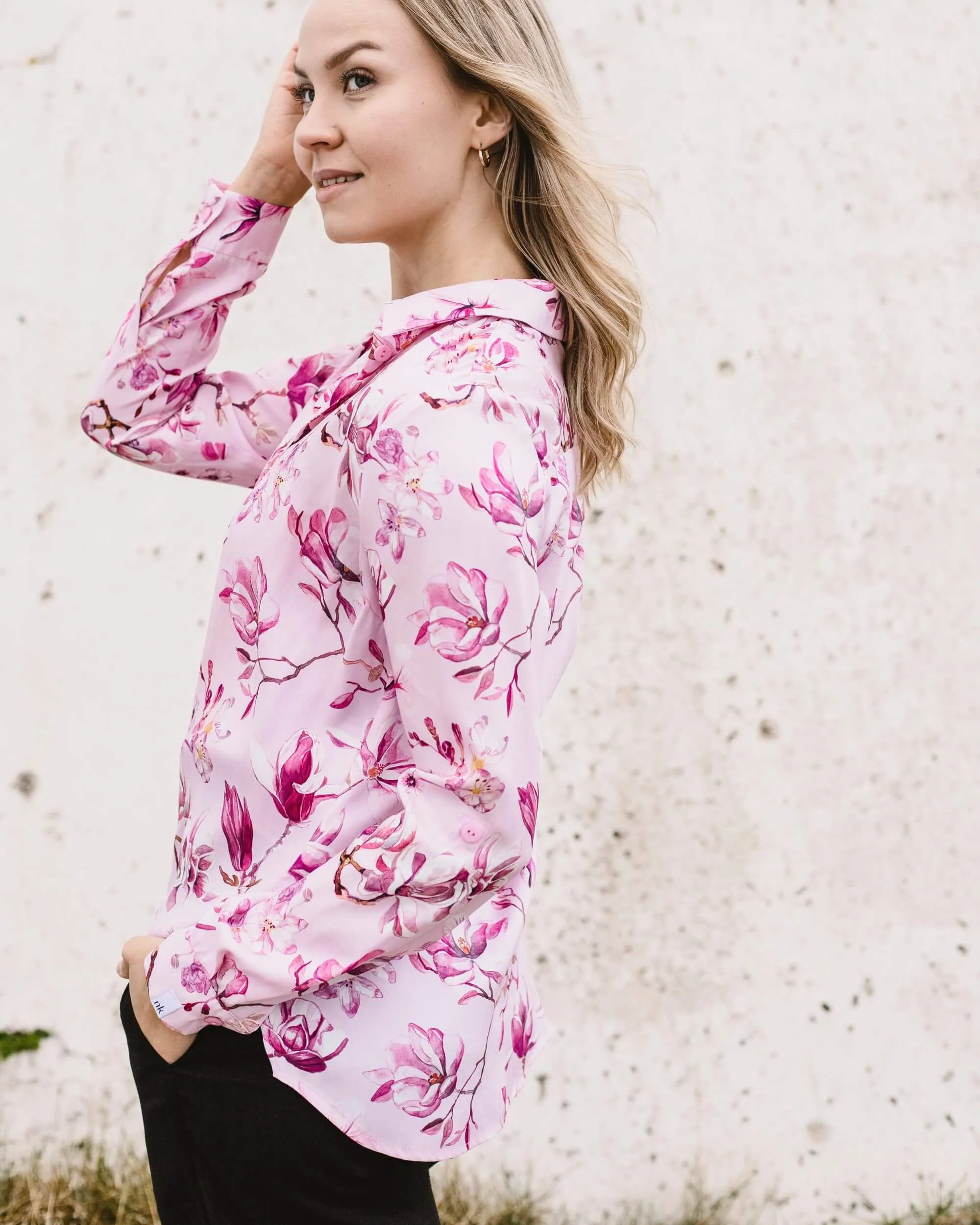 Chloe Button-up Shirt Ballet of Blossoms Pink sold by Ivalo.com product image thumbnail 3