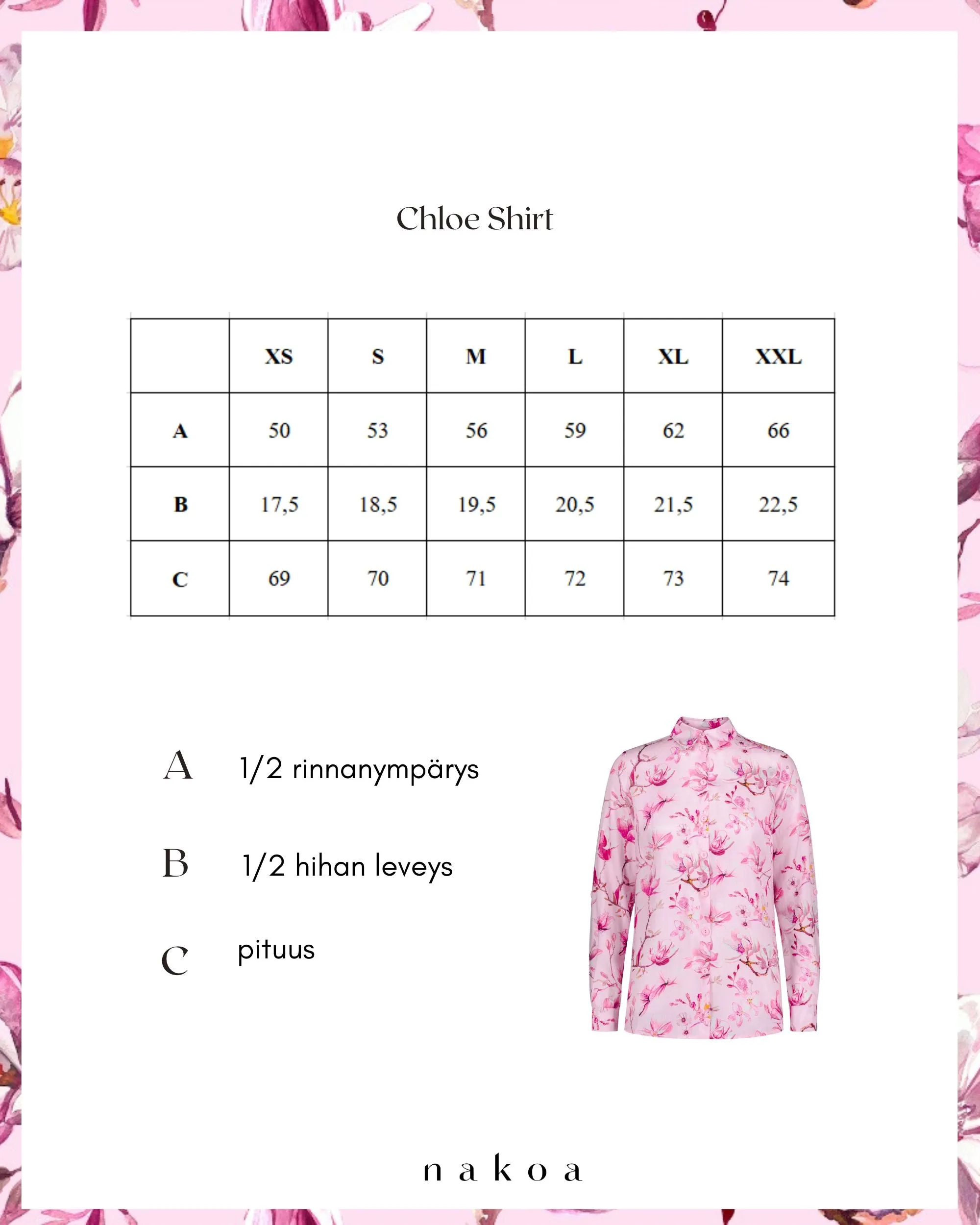 Chloe Button-up Shirt Ballet of Blossoms Pink sold by Ivalo.com product image thumbnail 4