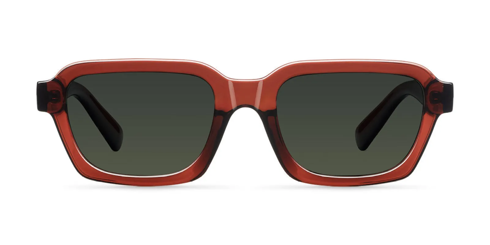 Adisa Sunglasses Maroon Red/Olive Green sold by Ivalo.com