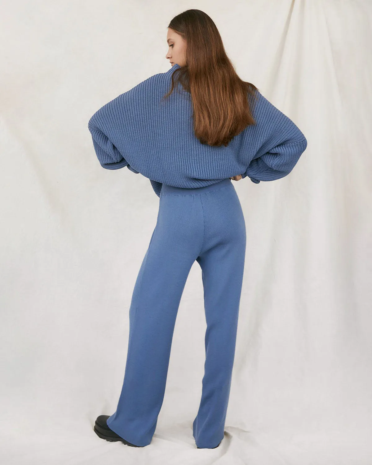 Rib Lounge Merino Wool Pants Baltic Blue sold by Ivalo.com product image thumbnail 2