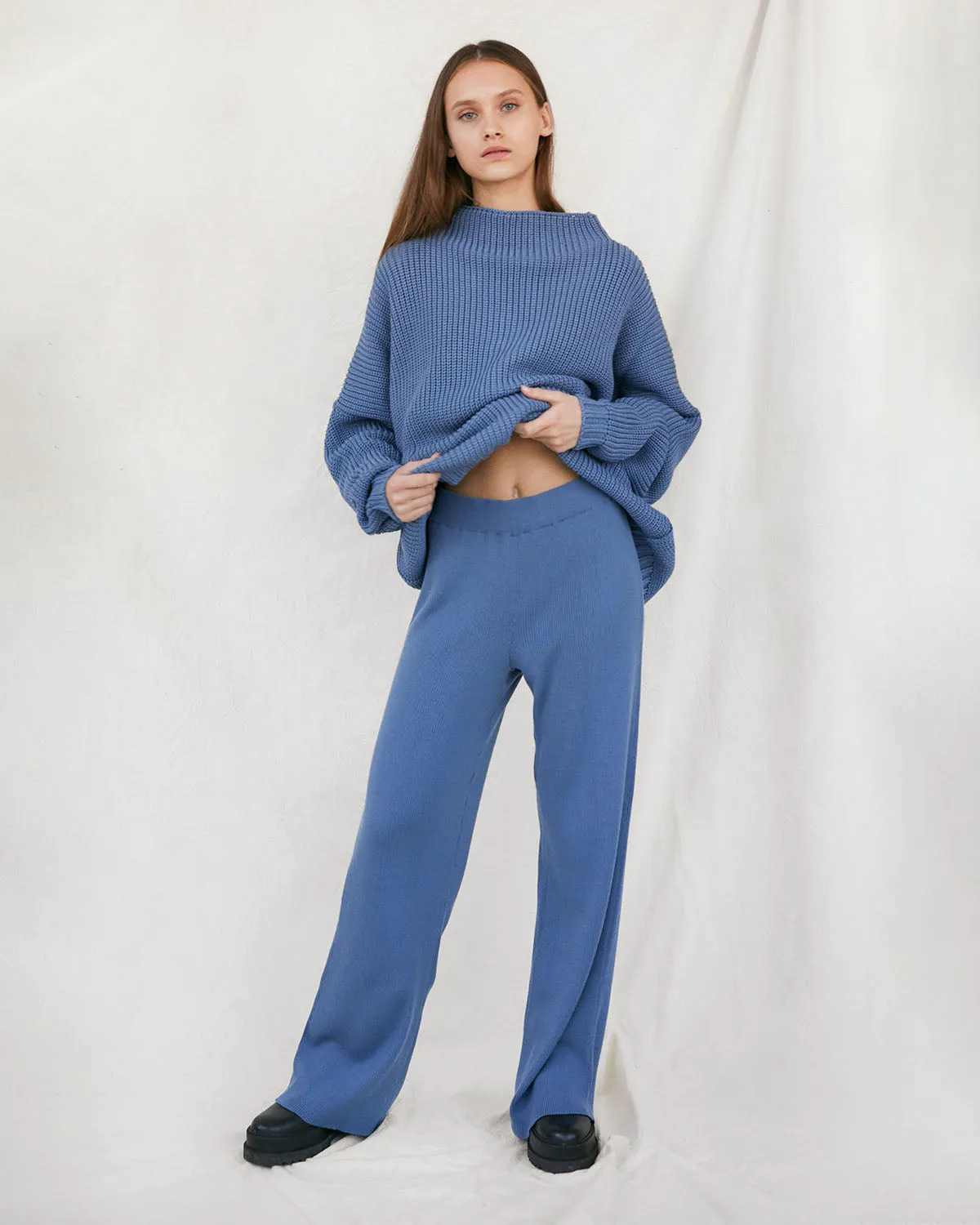 Rib Lounge Merino Wool Pants Baltic Blue sold by Ivalo.com product image thumbnail 5