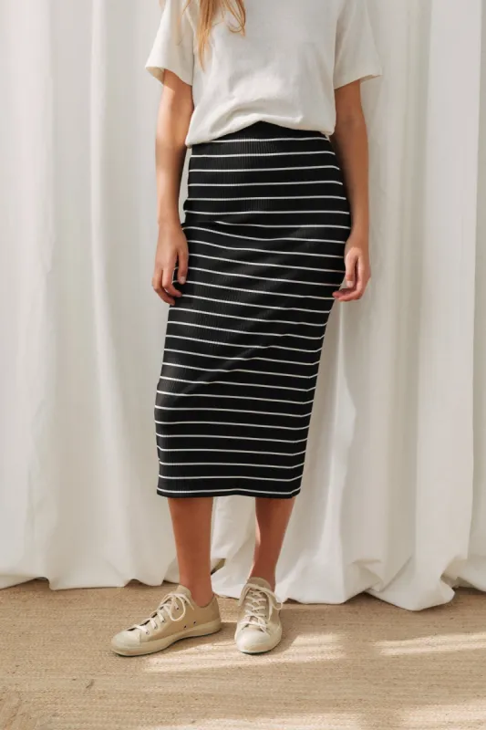 Kirjais Skirt Navy Stripes sold by Ivalo.com