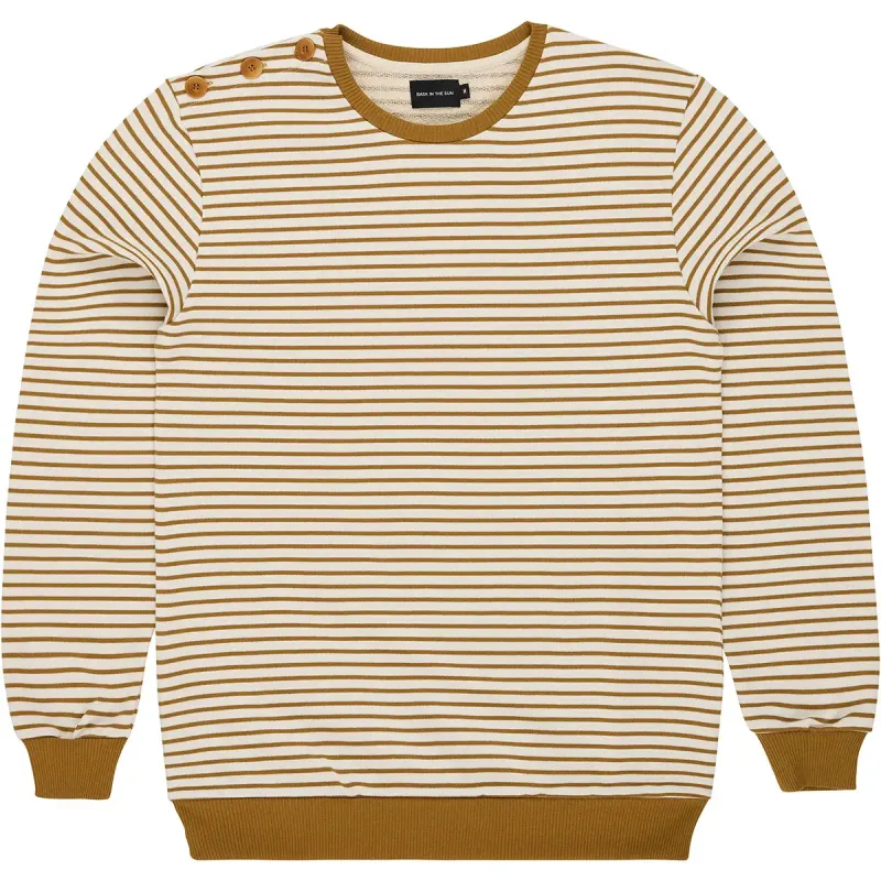Inigo Sweatshirt Striped White/Brown sold by Ivalo.com