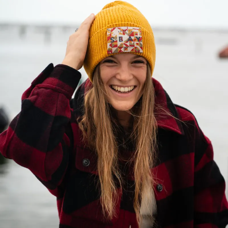 SEAY Wool Beanie Ocher sold by Ivalo.com