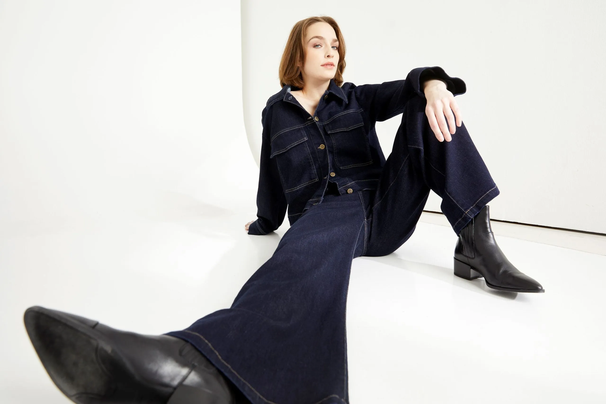 Eva Flared Jeans Dark Blue sold by Ivalo.com product image thumbnail 5