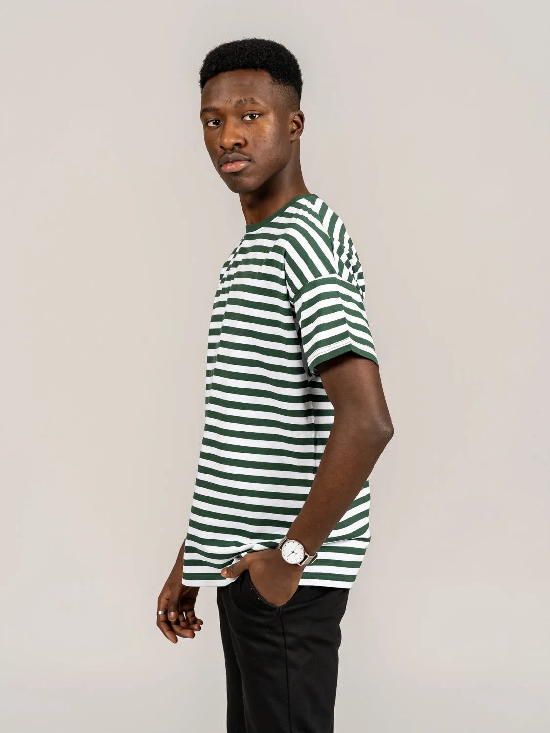 Stripes T-Shirt Black/White sold by Ivalo.com product image thumbnail 5