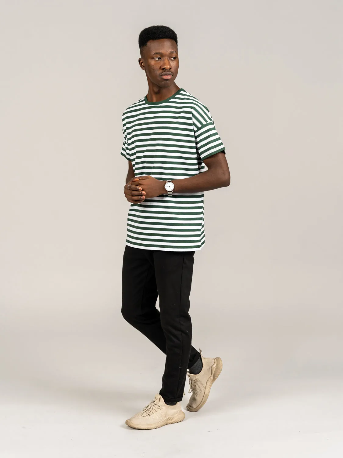 Stripes T-Shirt Black/White sold by Ivalo.com product image thumbnail 4