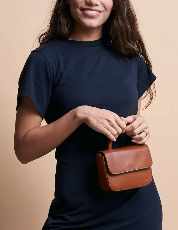Nano Bag Classic Leather Cognac sold by Ivalo.com